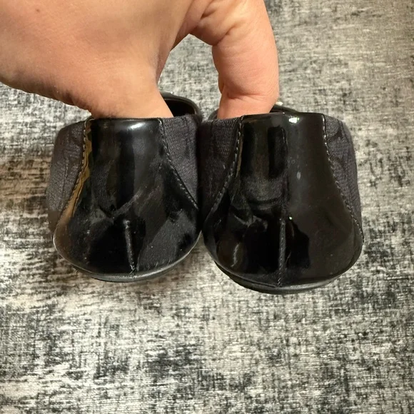 Coach Black and Silver Women's Flats - Picture 3 of 6